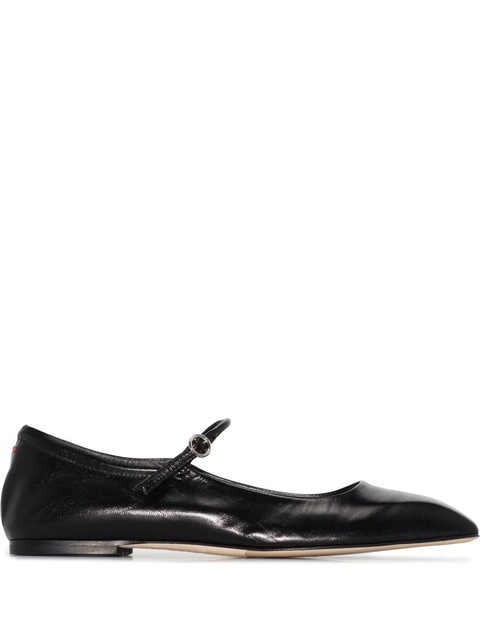 Aeyde square toe ballerina shoes - Black - zdjęcie produktu nr 1