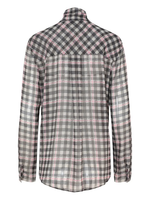 Self-Portrait check-pattern blouse - Brown - zdjęcie produktu nr 1