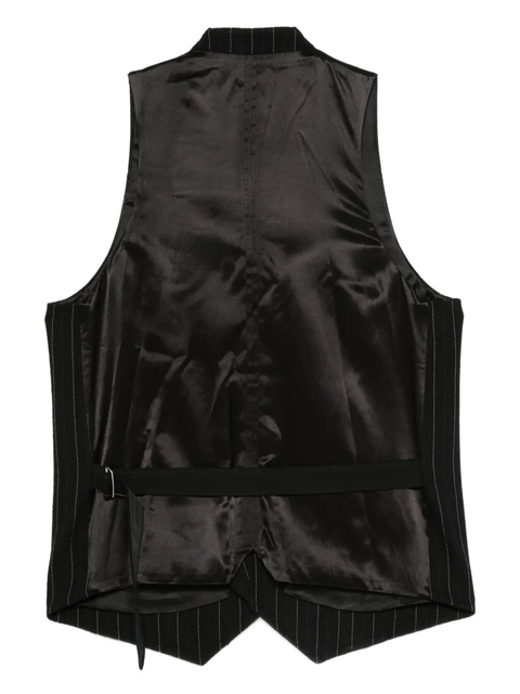 ISABEL MARANT pinstripe buttoned waistcoat - Black - zdjęcie produktu nr 2