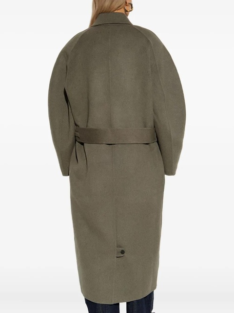 Jacquemus Curved Jacket for Men belted coat - Green - zdjęcie produktu nr 2
