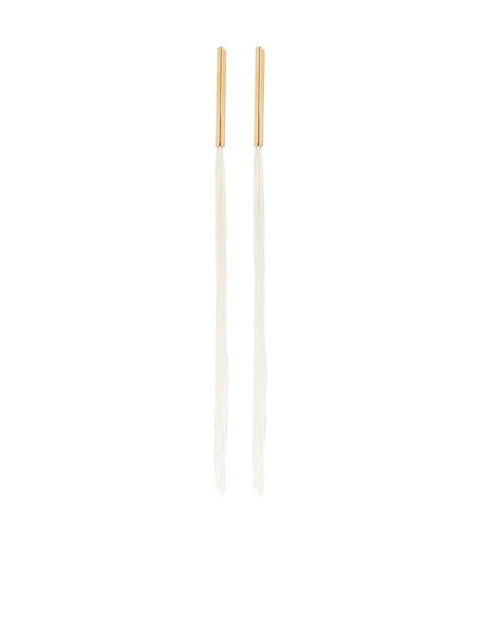Jil Sander tasselled earrings - Gold - zdjęcie produktu nr 1