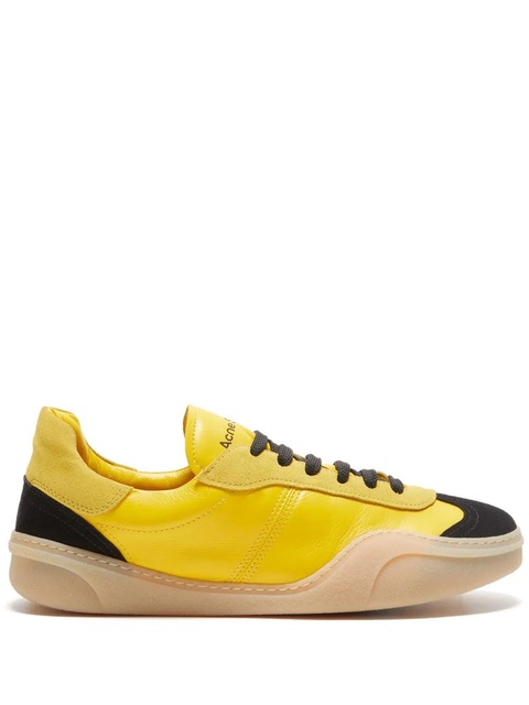 Acne Studios panelled low-top sneakers - Yellow - zdjęcie produktu nr 1