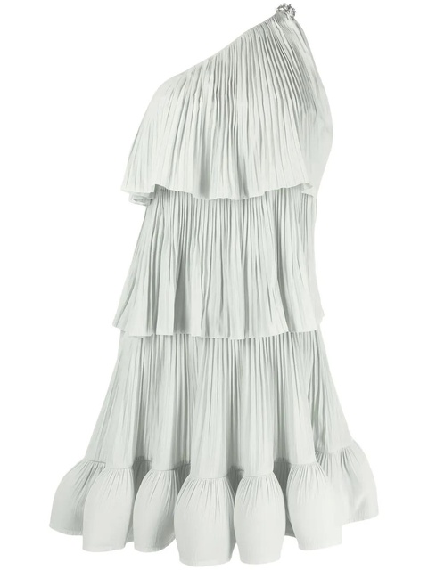Lanvin pleated one-shoulder dress - Green - zdjęcie produktu nr 1