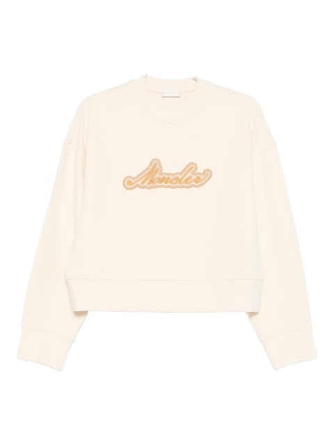 Moncler logo-appliqué sweatshirt - Neutrals - zdjęcie produktu nr 2