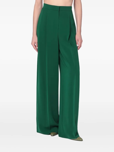 Max Mara pleated-front trousers - Green - zdjęcie produktu nr 1