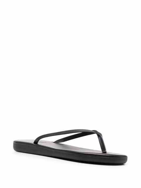 Ancient Greek Sandals Saionara leather flip flops - Black - zdjęcie produktu nr 2