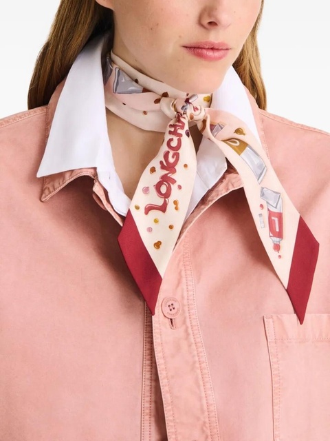 Longchamp Couleurs de l'Art scarf - Pink - zdjęcie produktu nr 2
