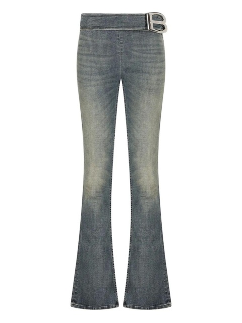 Balenciaga logo-buckle jeans - Blue - zdjęcie produktu nr 2