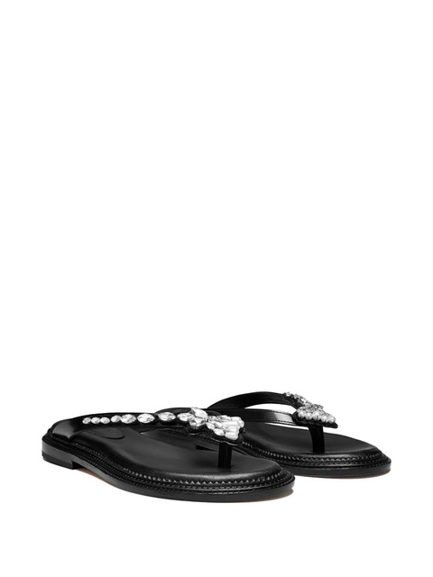 Simone Rocha crystal-embellished slides - Black - zdjęcie produktu nr 2