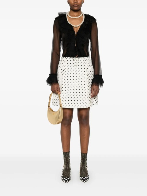 Valentino Garavani Supergran Plusdepois-print mini skirt - Neutrals - zdjęcie produktu nr 2