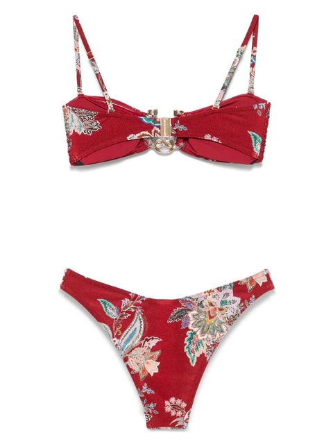 ZIMMERMANN Rhiannon Knot bikini set - Red - zdjęcie produktu nr 2