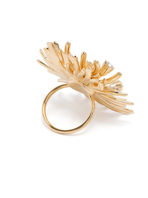 Lanvin flower-detailed ring - Gold - zdjęcie produktu nr 2