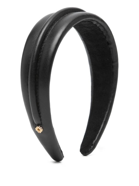Maje leather headband - Black - zdjęcie produktu nr 1