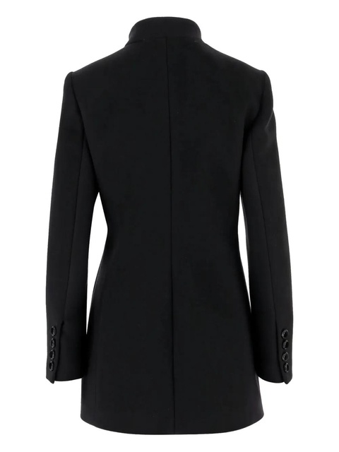 Valentino Garavani bow-detail wool-blend coat - Black - zdjęcie produktu nr 2