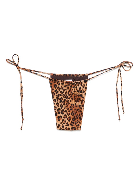 MC2 Saint Barth leopard-print bikini bottoms - Brown - zdjęcie produktu nr 2
