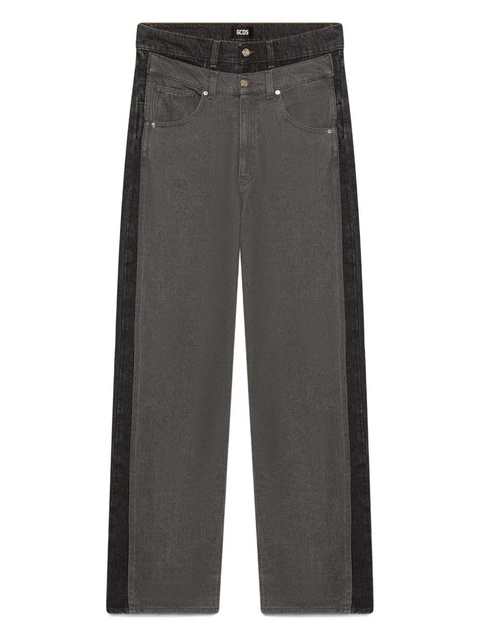 GCDS logo-patch jeans - Grey - zdjęcie produktu nr 1