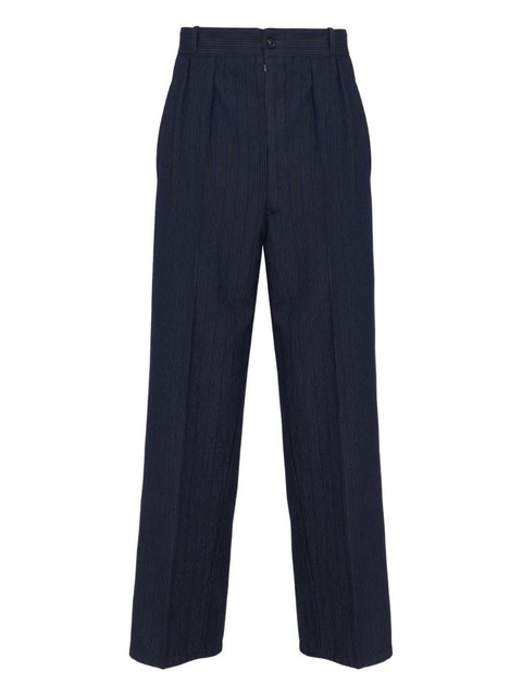 Maison Margiela pleated pinstripe pants - Black - zdjęcie produktu nr 1