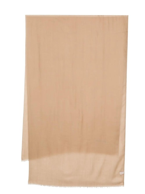 Ferragamo frayed-hem cashmere scarf - Neutrals - zdjęcie produktu nr 1