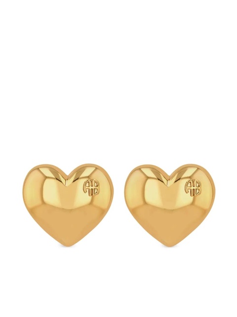 ANINE BING Heart earrings - Gold - zdjęcie produktu nr 1