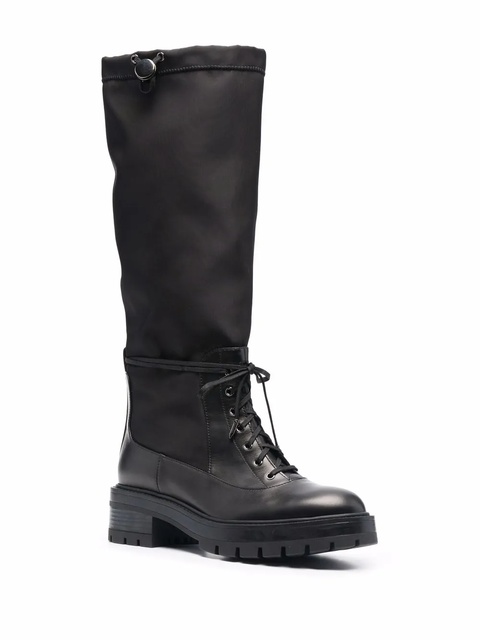 Aquazzura lace-up detail boots - Black - zdjęcie produktu nr 2