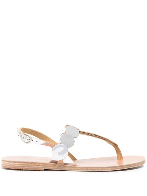 Ancient Greek Sandals Ilios leather sandals - Silver - zdjęcie produktu nr 1