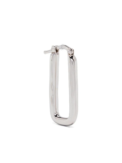 Jil Sander rectangle-frame earrings - Silver - zdjęcie produktu nr 1