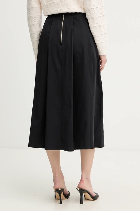 Morgan spódnica kolor czarny midi rozkloszowana JOKER.F - zdjęcie produktu nr 2