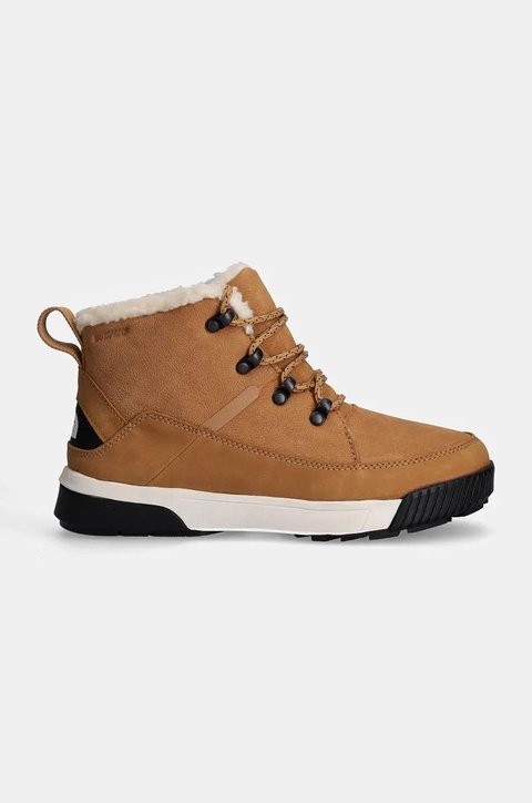 The North Face śniegowce Sierra Mid damskie kolor brązowy ocieplone NF0A4T3XKOM1 - zdjęcie produktu nr 2