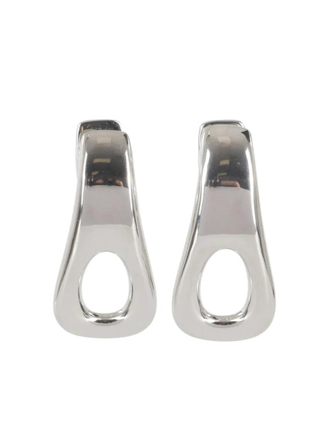 Rabanne zip-pull earrings - Silver - zdjęcie produktu nr 2