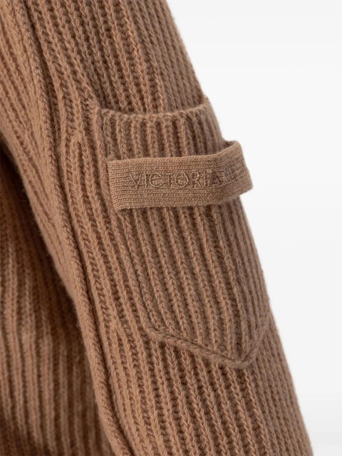 Victoria Beckham ribbed sweater - Neutrals - zdjęcie produktu nr 2