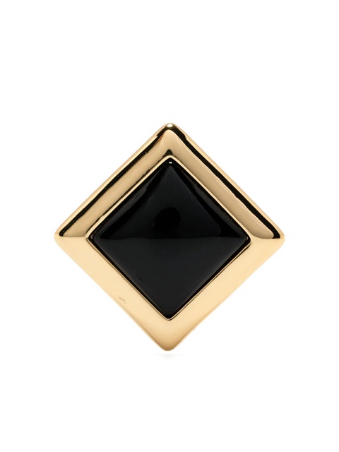 Self-Portrait square earrings - Gold - zdjęcie produktu nr 1