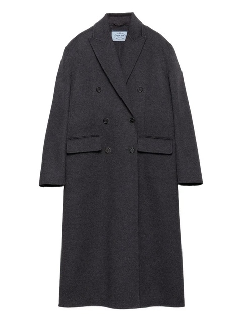 Prada double-breasted coat - Black - zdjęcie produktu nr 1