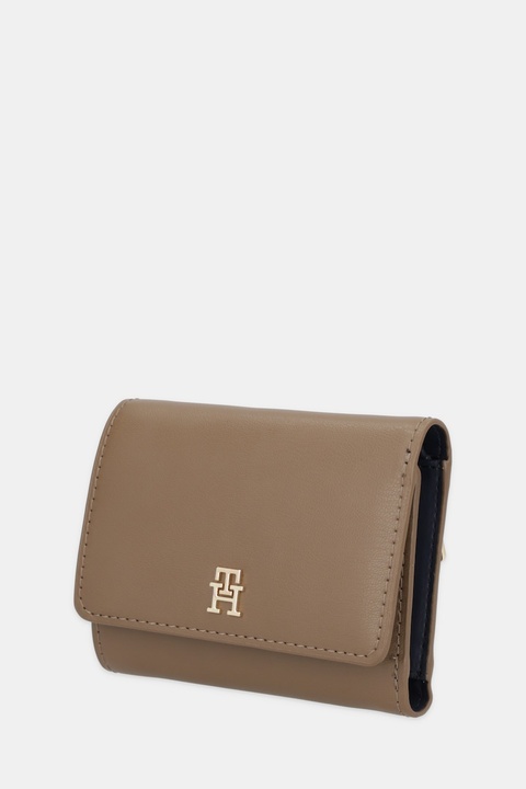 Tommy Hilfiger portfel damski kolor beżowy AW0AW18129 - zdjęcie produktu nr 2