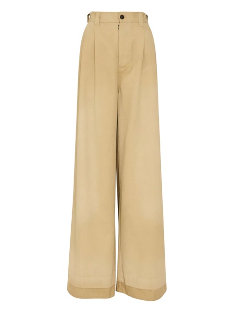 Maison Margiela wide-leg tailored trousers - Neutrals - zdjęcie produktu nr 1