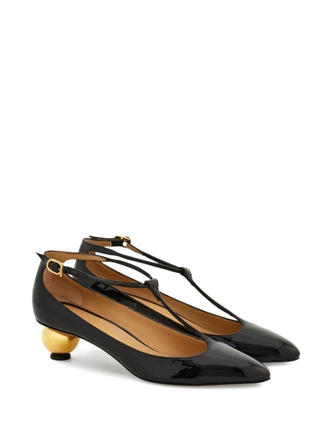 Ferragamo 40mm leather pumps - Black - zdjęcie produktu nr 2