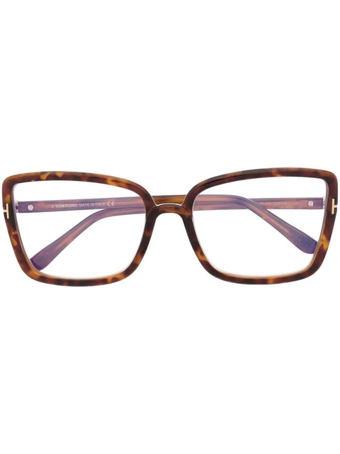 TOM FORD Eyewear square-frame optical glasses - Brown - zdjęcie produktu nr 1