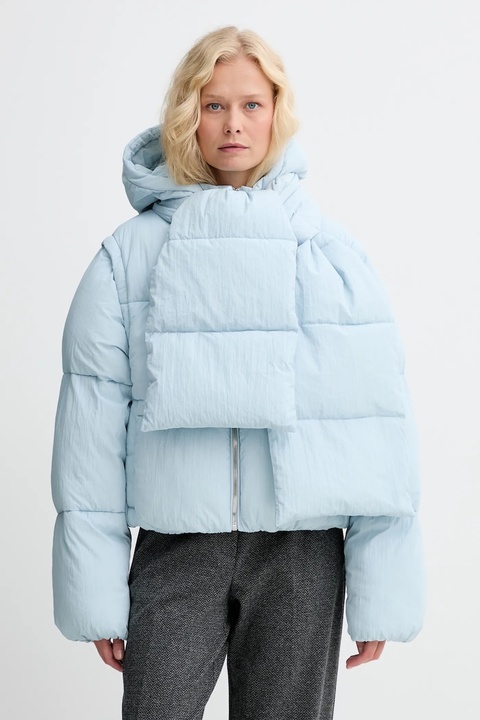 BOSS Orange kurtka kolor niebieski zimowa oversize 50548028 - zdjęcie produktu nr 1