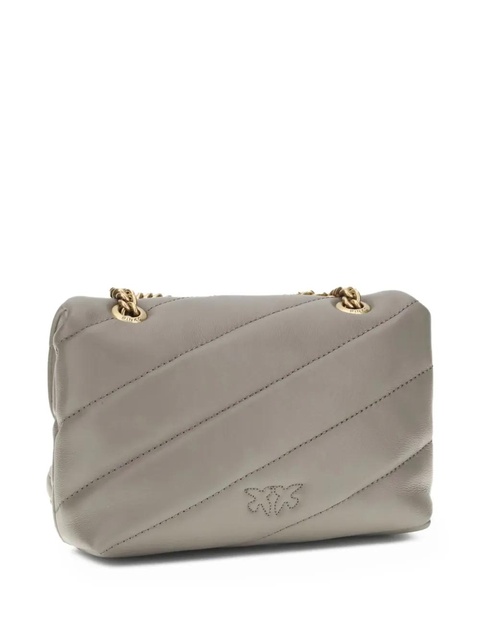 PINKO quilted birds shoulder bag - Grey - zdjęcie produktu nr 2