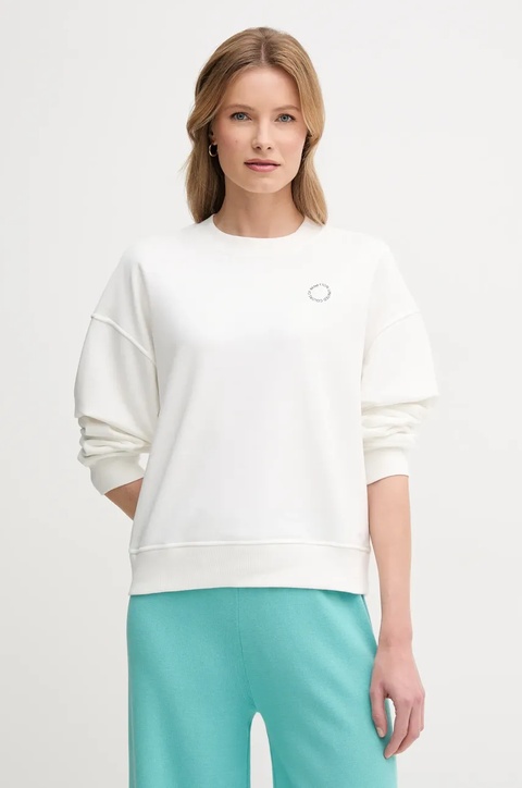 United Colors of Benetton bluza damska kolor biały z nadrukiem 31NB3M07K - zdjęcie produktu nr 2