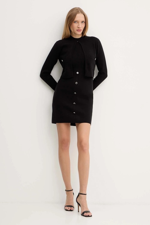 Morgan sukienka kolor czarny mini dopasowana RMCASSY - zdjęcie produktu nr 2