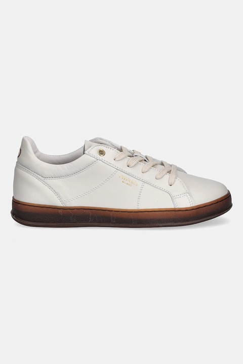 Twinset sneakersy skórzane damskie kolor beżowy 252TGT024 - zdjęcie produktu nr 2
