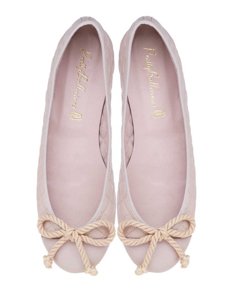 PRETTY BALLERINAS - Pikowane baleriny ze skóry Rosario - zdjęcie produktu nr 1