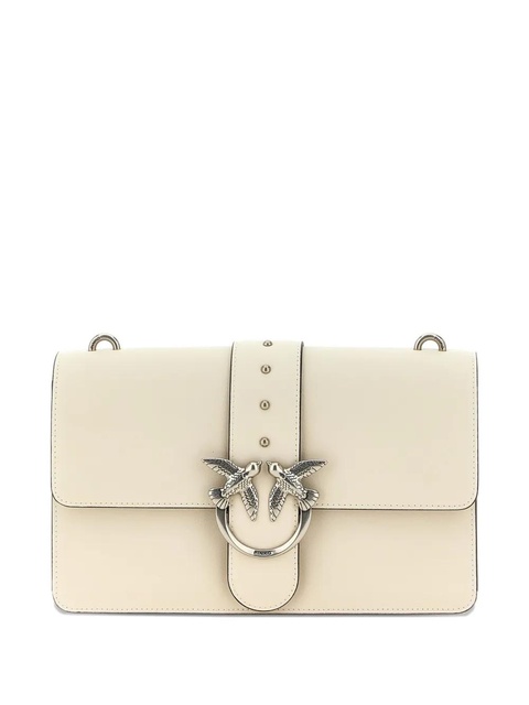 PINKO bird-embellished flap cross body bag - Neutrals - zdjęcie produktu nr 1