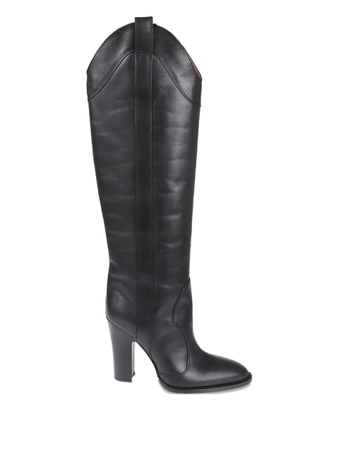 Paris Texas leather boots - Black - zdjęcie produktu nr 2