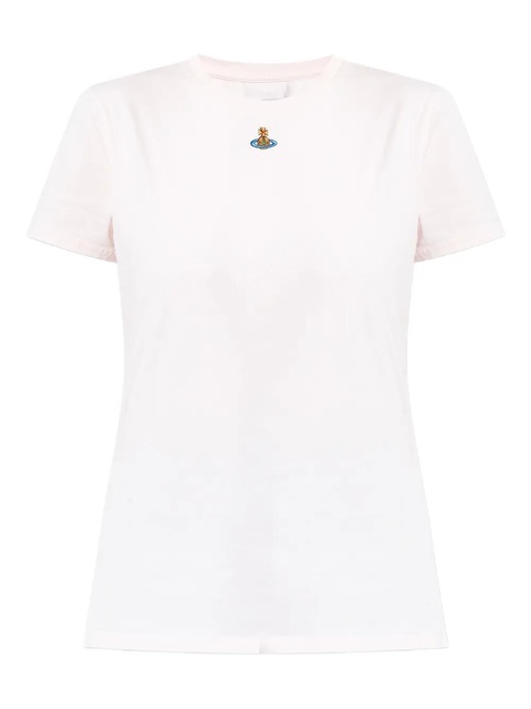 Vivienne Westwood Orb Peru embroidered T-shirt - White - zdjęcie produktu nr 1
