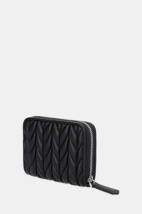 Karl Lagerfeld portfel K/WEAVE damski kolor czarny B1W32030 - zdjęcie produktu nr 2