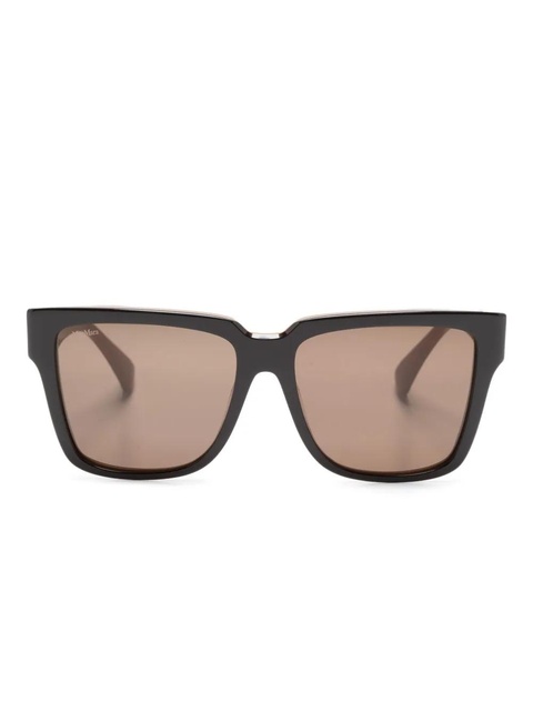 Max Mara Eyewear MM0078 square-frame tinted sunglasses - Brown - zdjęcie produktu nr 1