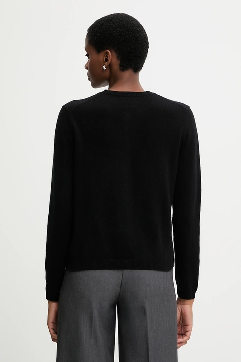 United Colors of Benetton sweter wełniany damski kolor czarny lekki 1002D501U - zdjęcie produktu nr 2