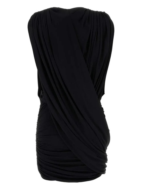 Magda Butrym draped cowl-neck mini dress - Black - zdjęcie produktu nr 2