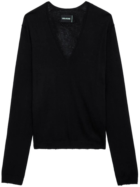 Zadig&Voltaire Rivy cashmere jumper - Black - zdjęcie produktu nr 1